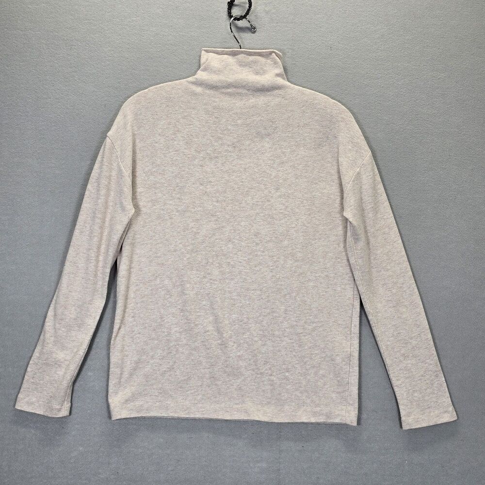Vince Sweater Womens Beige TurkleNeck Tight Knit Relaxed Fit Pullover Size XS